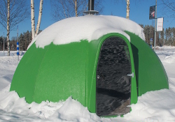 Iglu Vetelin keskustassa